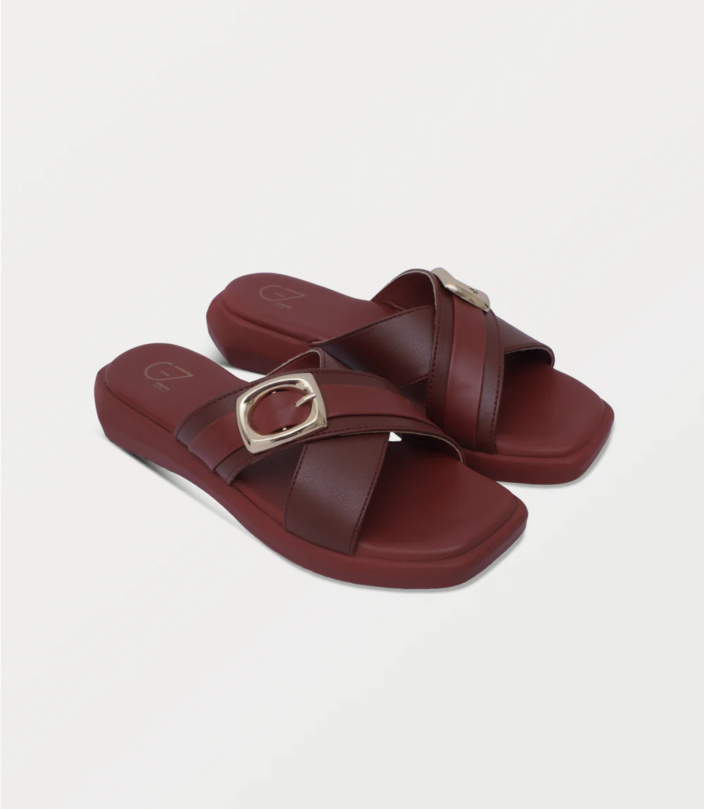 Women Comfort Slipper-MAROON - Image 2