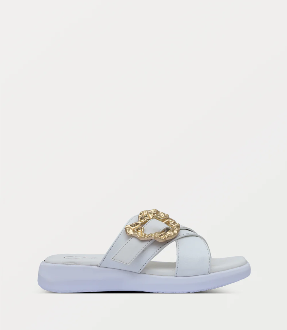 Women Comfort Slipper-WHITE