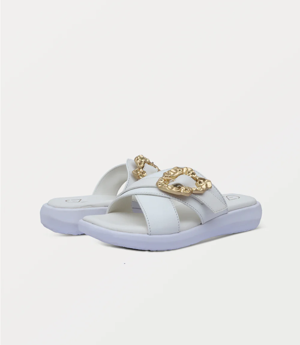Women Comfort Slipper-WHITE - Image 3