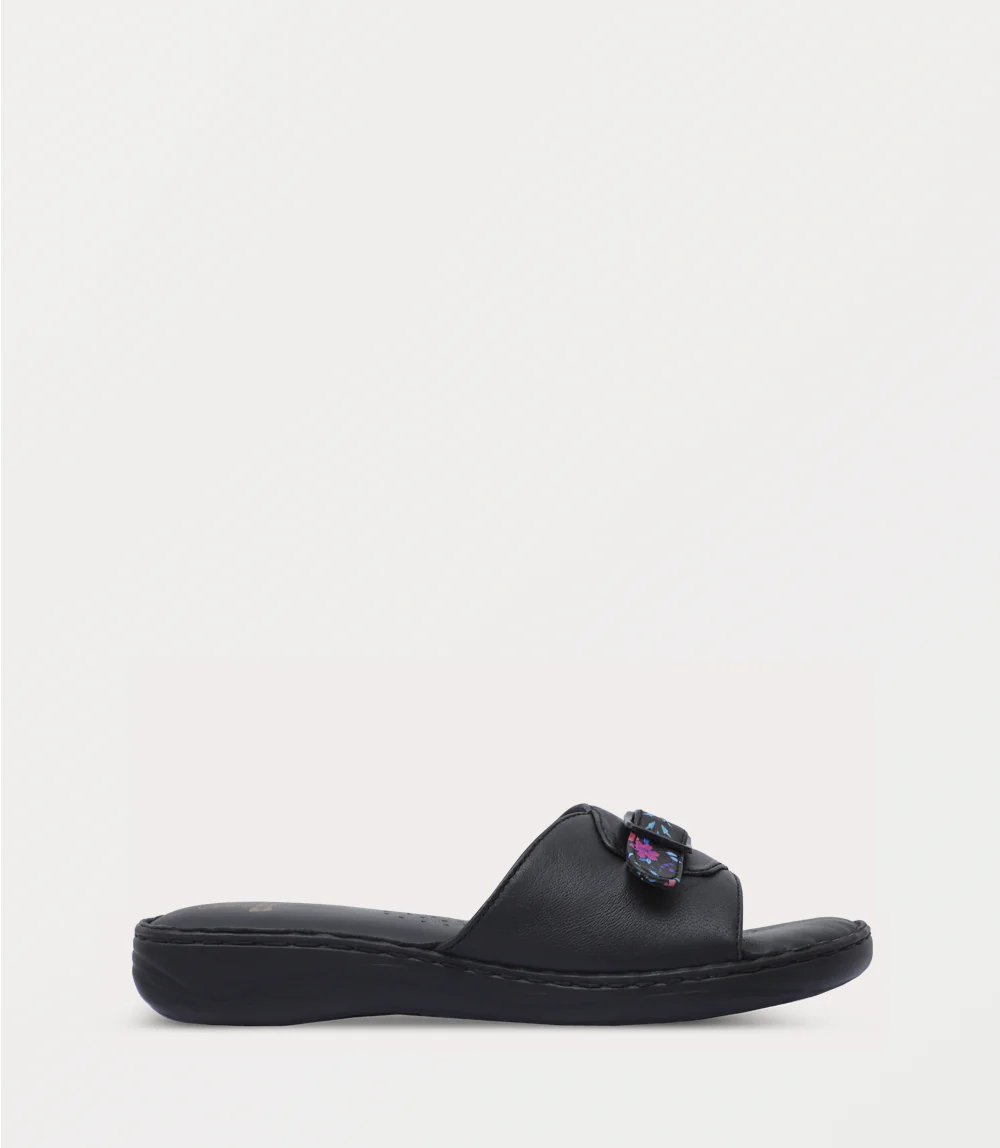 Women Comfort Slipper-BLACK