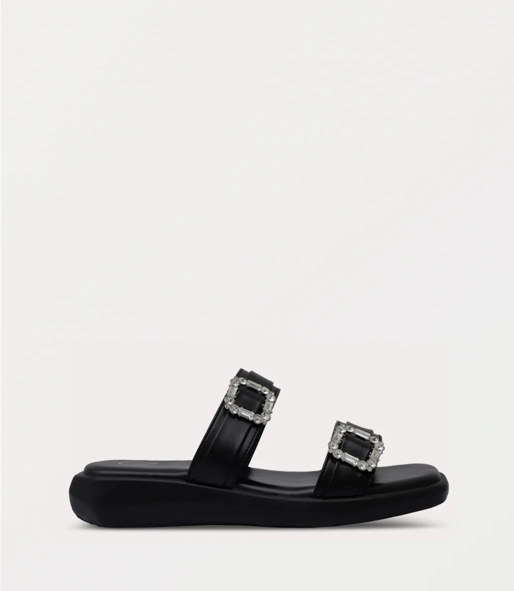 Women Comfort Slipper-BLACK