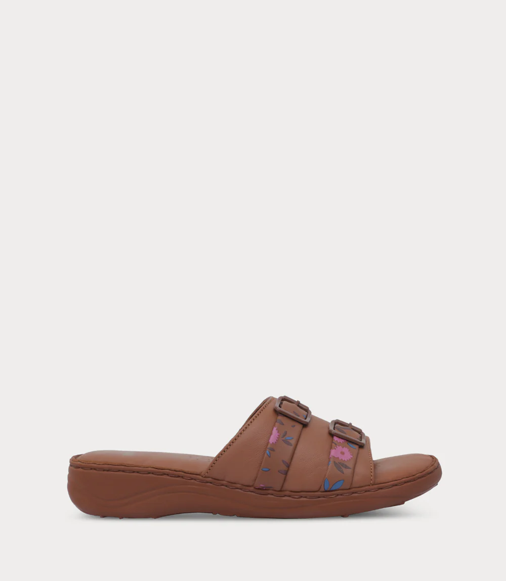 Women Comfort Slipper-TAN