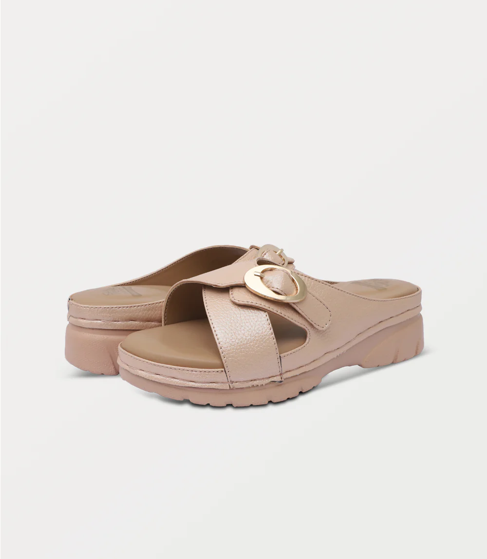 Women Comfort Slipper-BEIGE - Image 3
