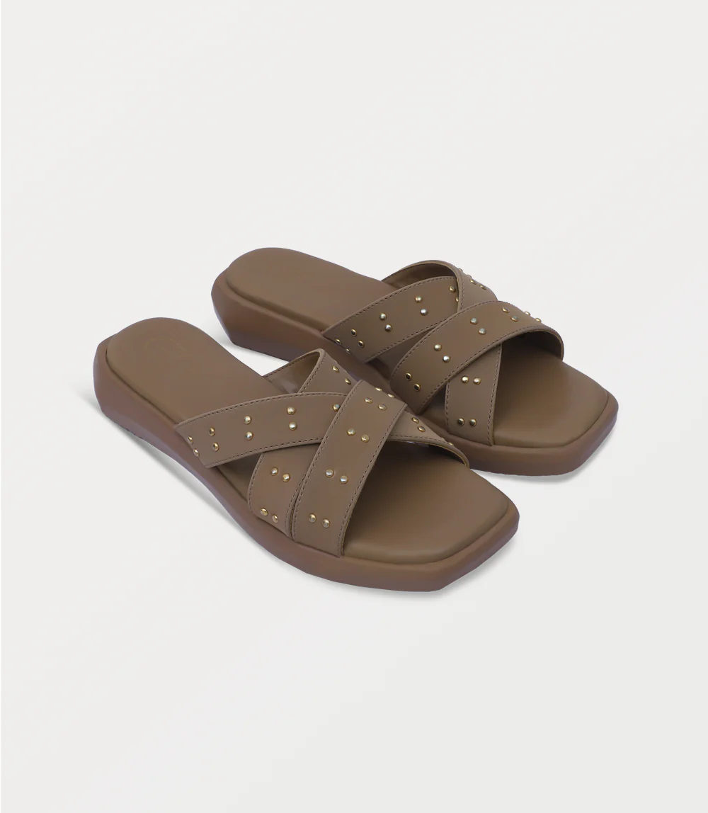 Women Comfort Slipper-BEIGE - Image 2