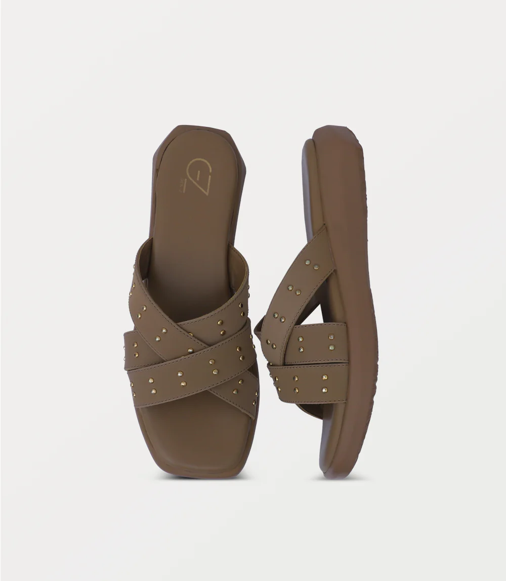 Women Comfort Slipper-BEIGE - Image 4