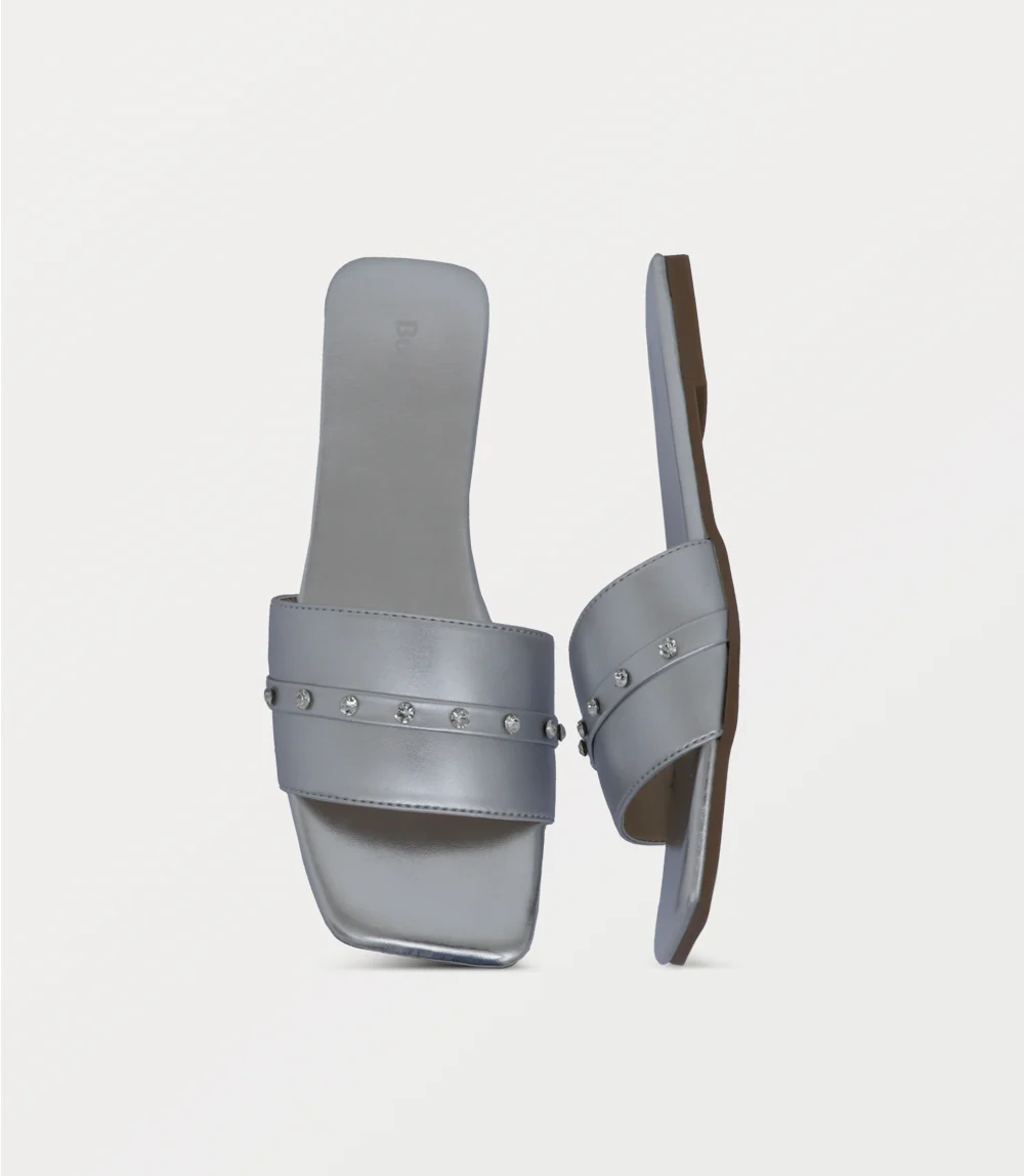 Women Slipper-SILVER - Image 4