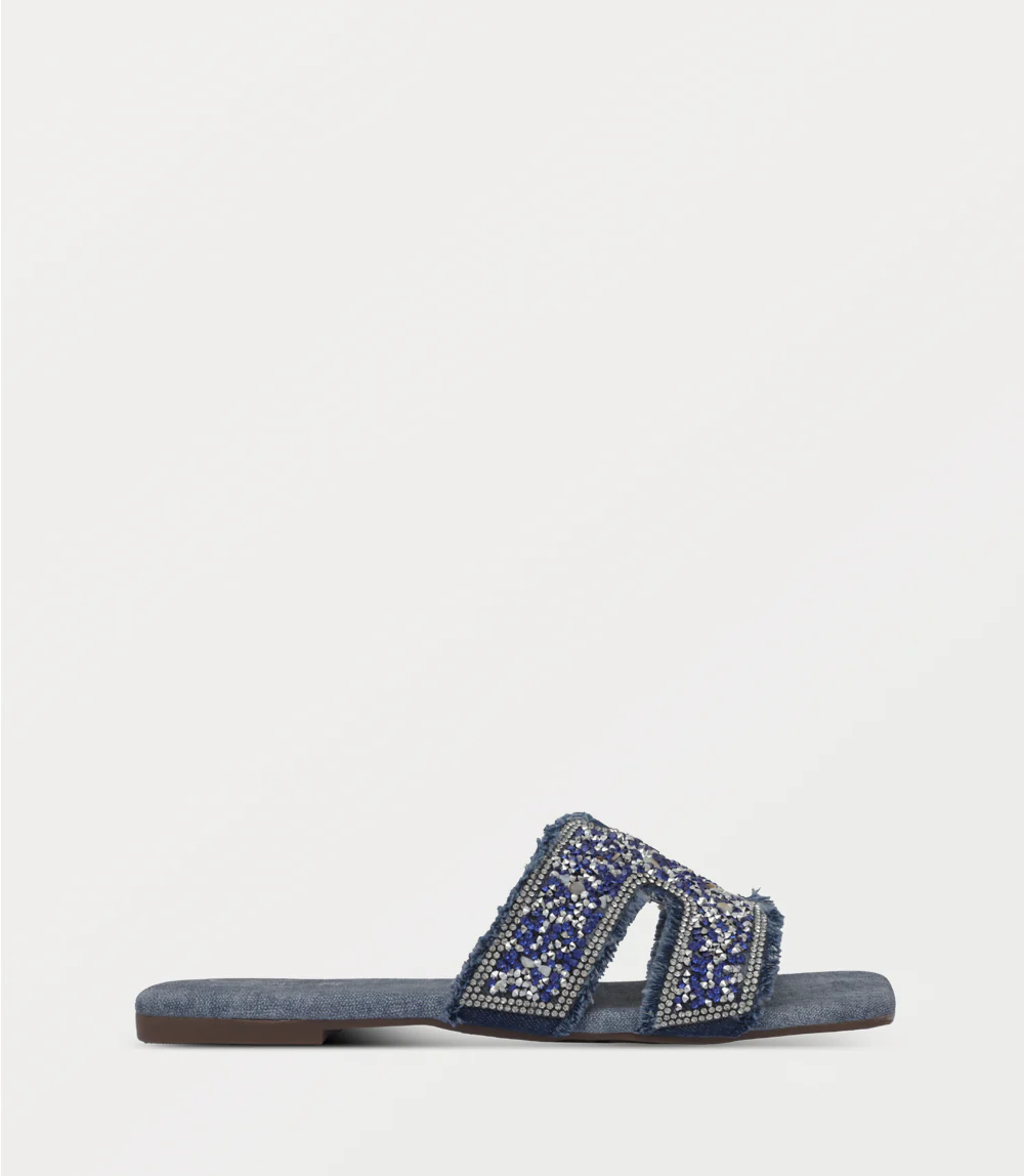 Women Slipper-DARK BLUE