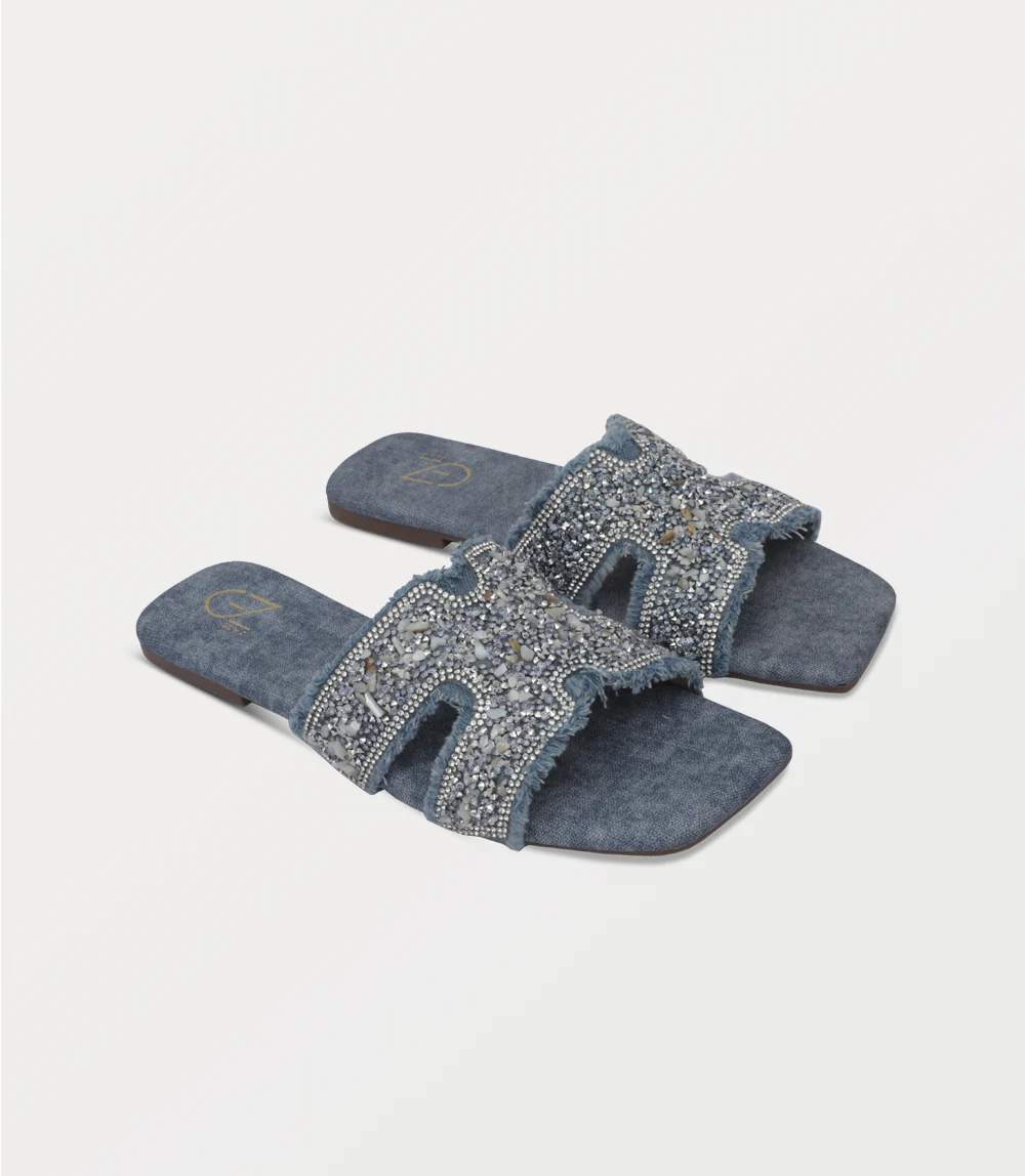 Women Slipper-DENIM BLUE - Image 2