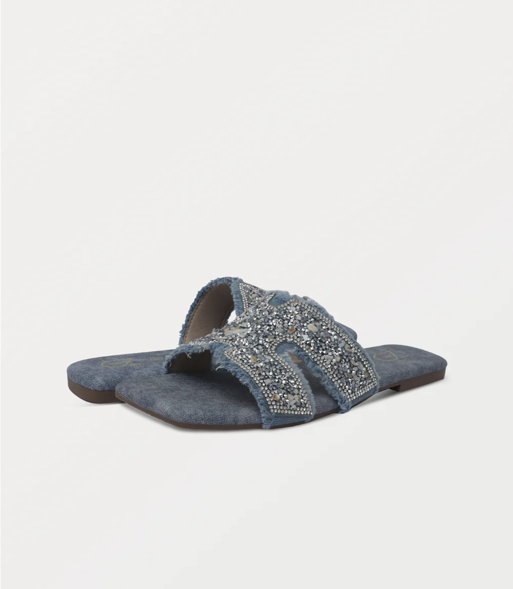 Women Slipper-DENIM BLUE - Image 3