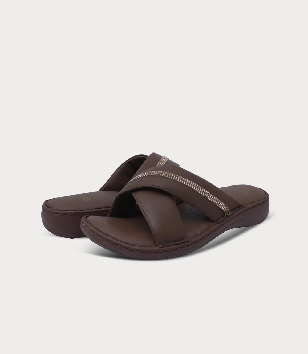 Women Comfort Slipper-BROWN - Image 3