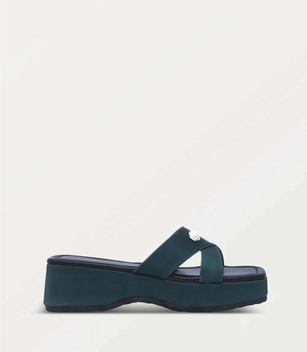 Women Platform Slipper-BOTTLEGREE