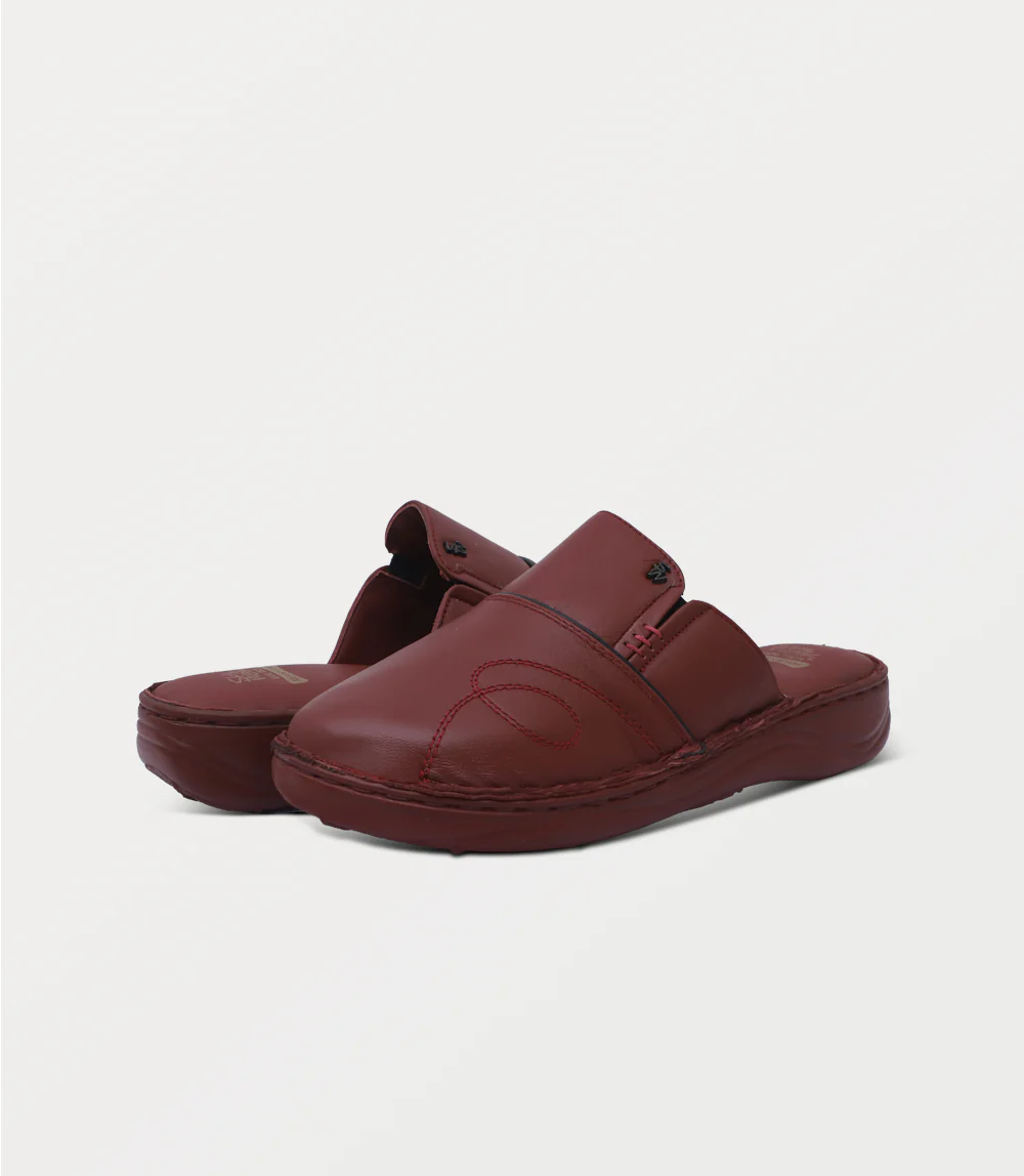 Women Mule-MAROON - Image 3