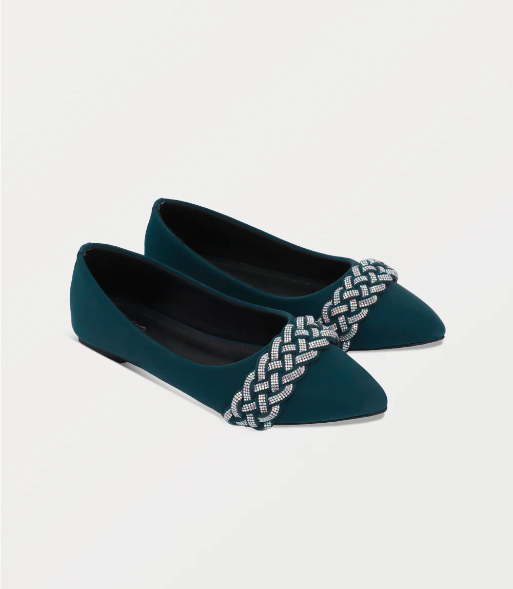 Women Ballerina-TEAL - Image 2