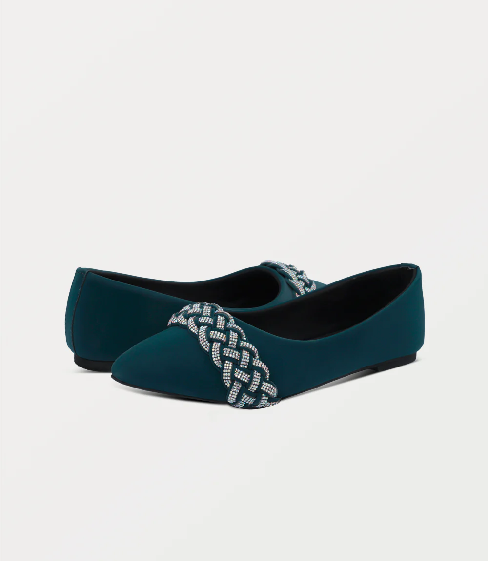 Women Ballerina-TEAL - Image 3