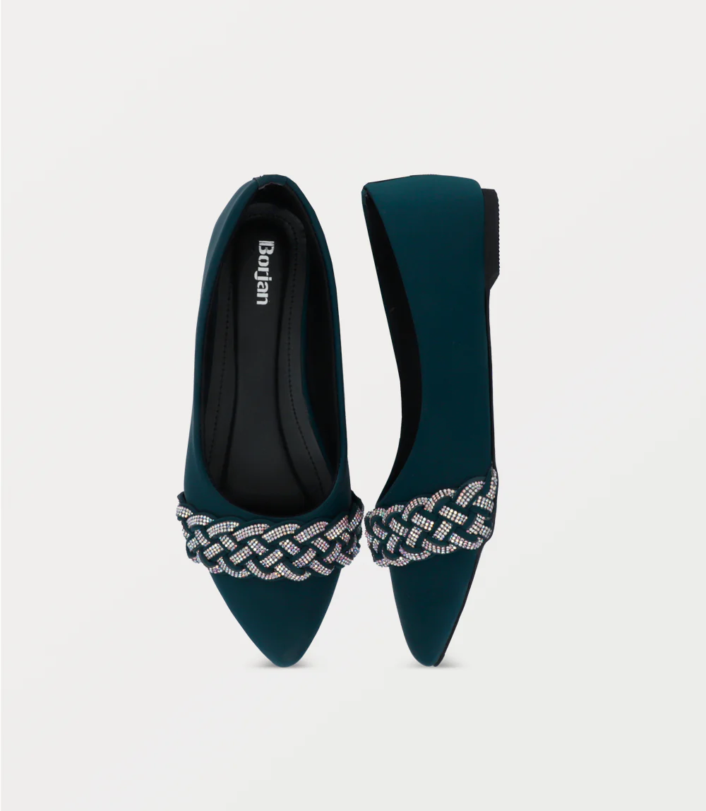 Women Ballerina-TEAL - Image 4