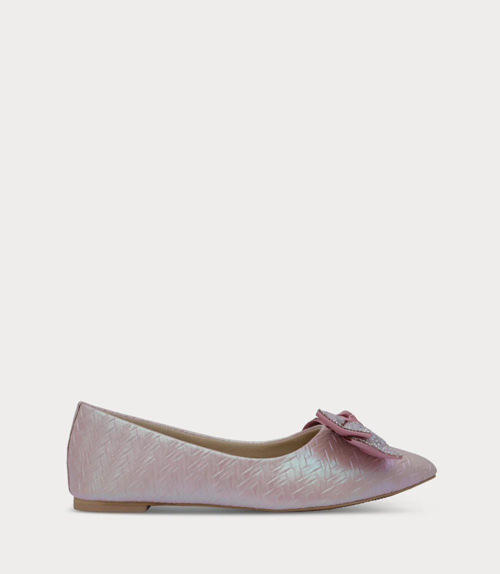 Women Ballerina-MULTY PINK
