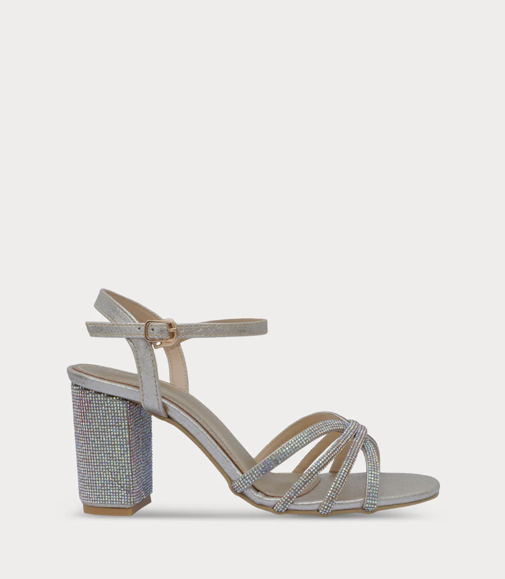 Women Sandal Heels-GOLDEN