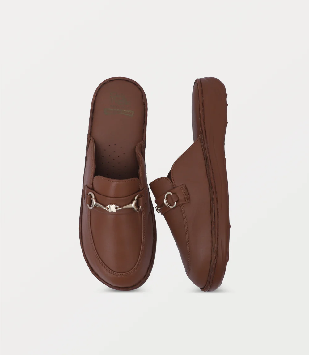 Women Comfort Mule-TAN - Image 4