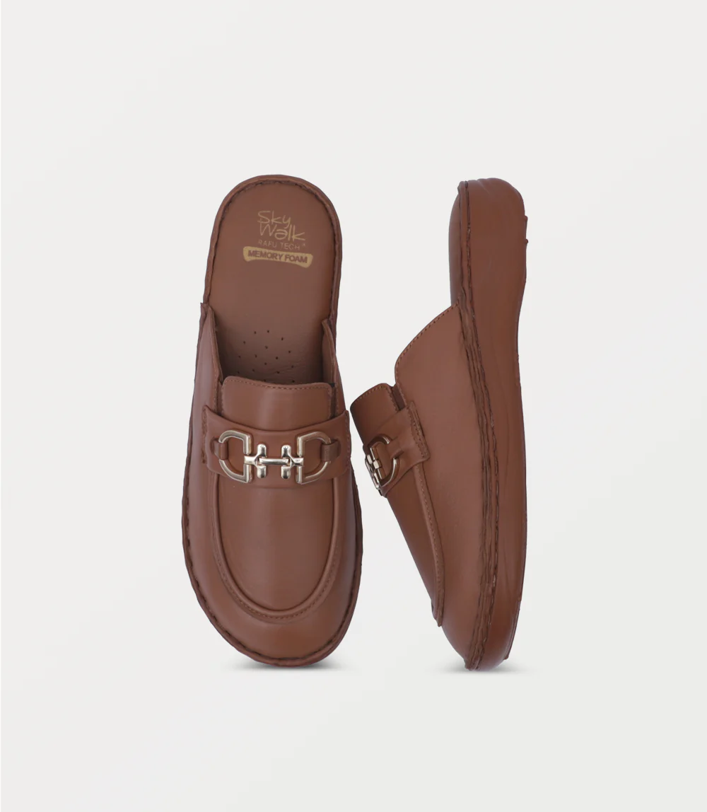 Women Comfort Mule-TAN - Image 4