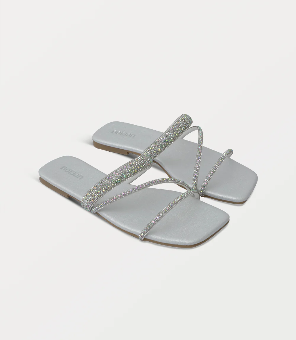 Women Slipper-SILVER - Image 2