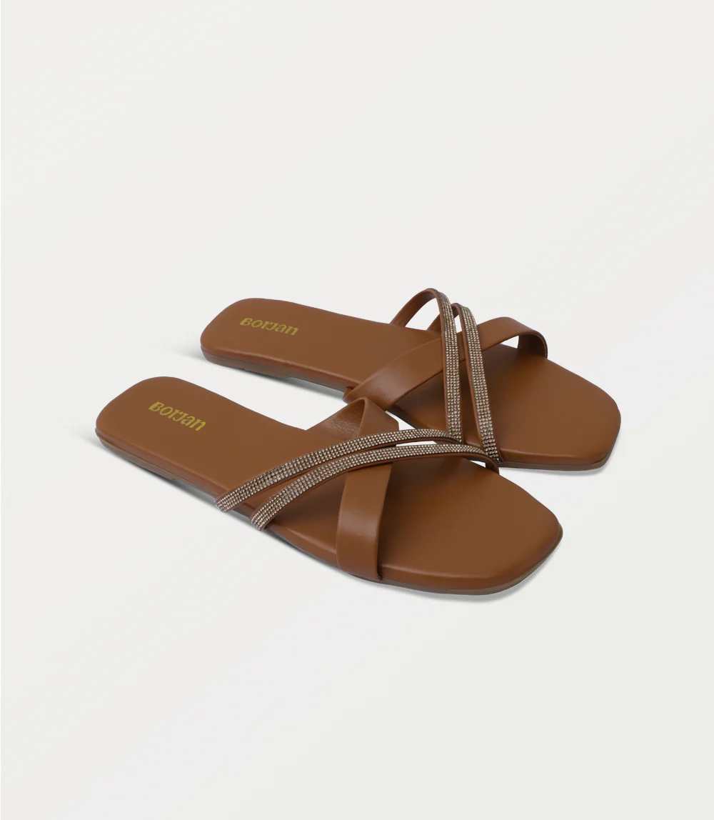 Women Slipper-TAN - Image 2