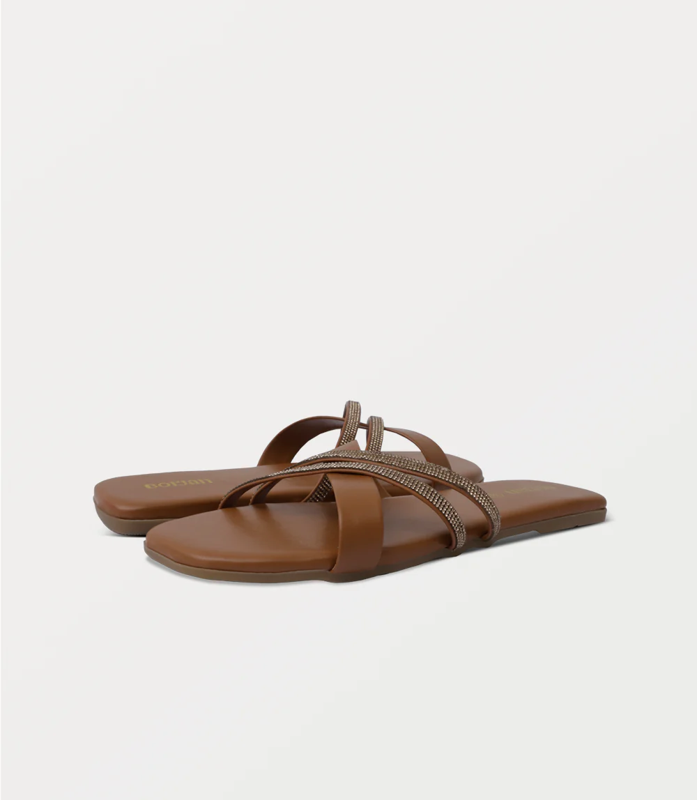 Women Slipper-TAN - Image 3