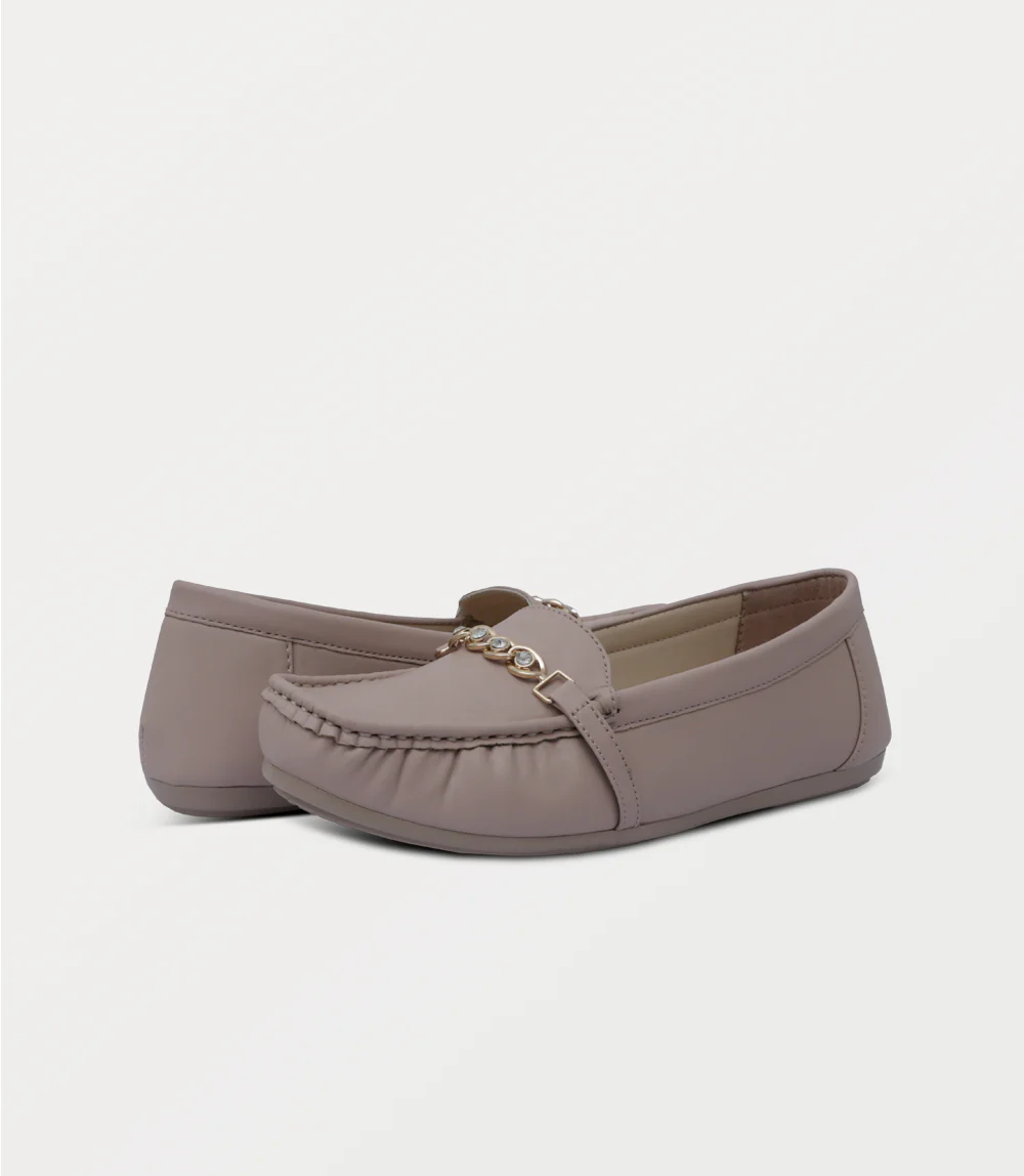 Women Moccasin-MOUSE GREY - Image 3