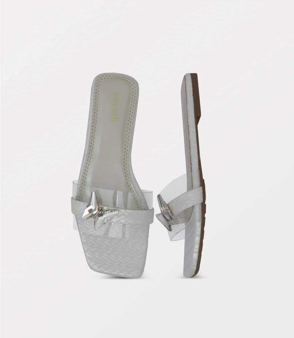 Women Slipper-SILVER - Image 4