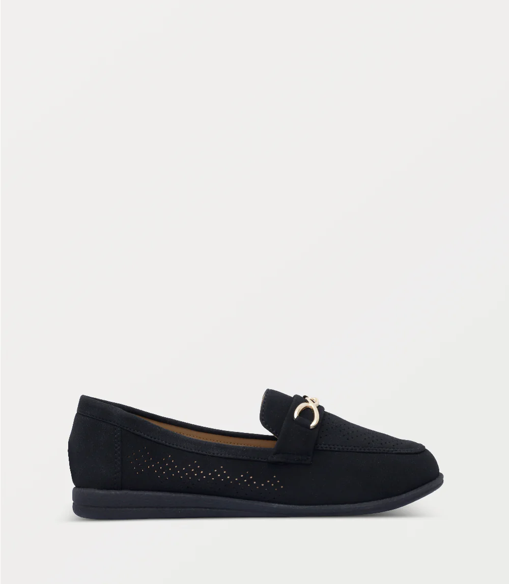 Women Moccasin-BLACK