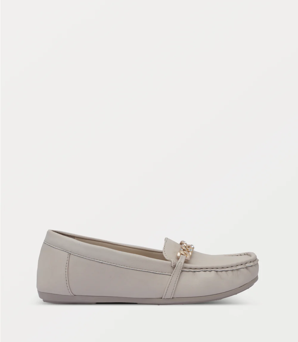 Women Moccasin-MOUSE GREY