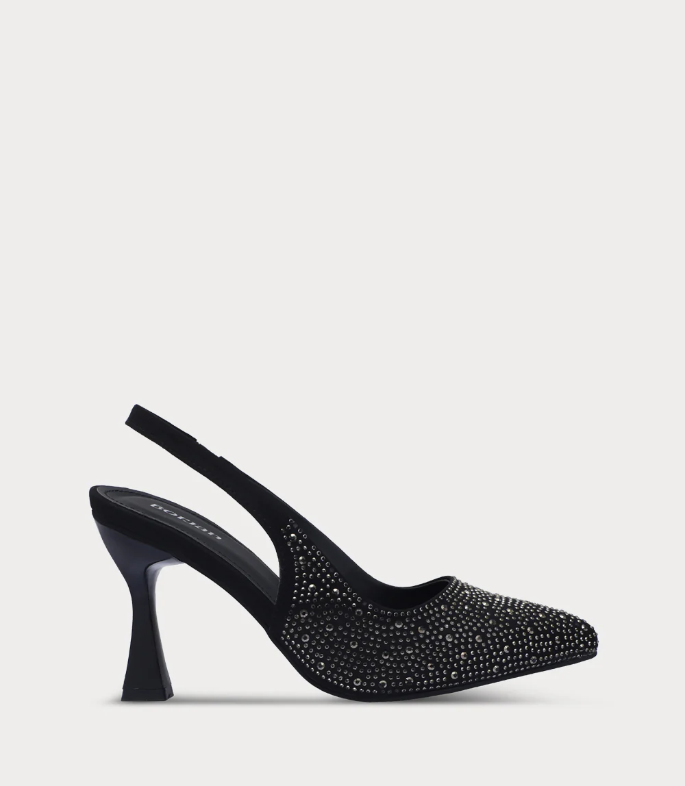 Women Sling Back-BLACK