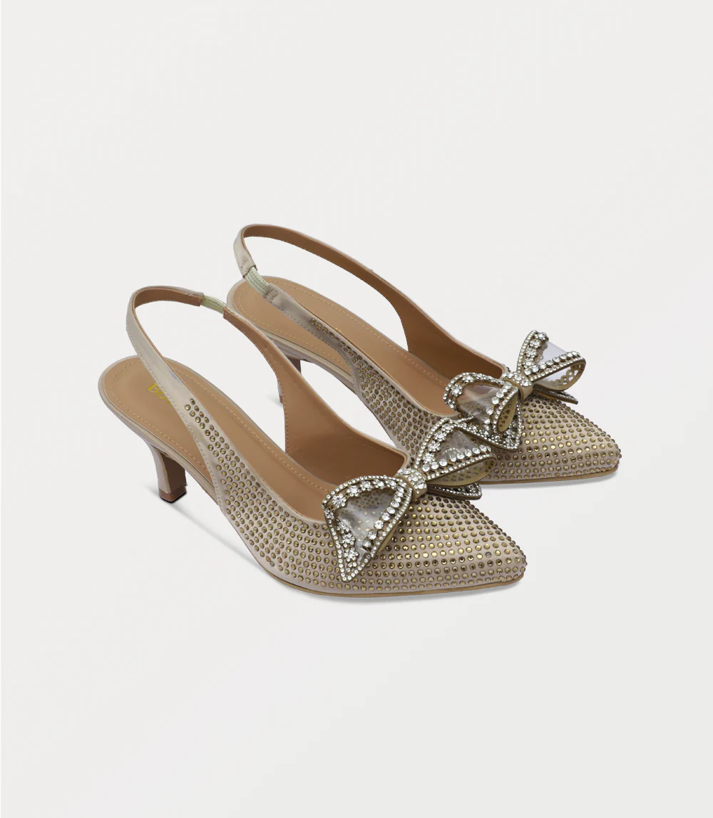 Women Sling Back-GOLDEN - Image 2