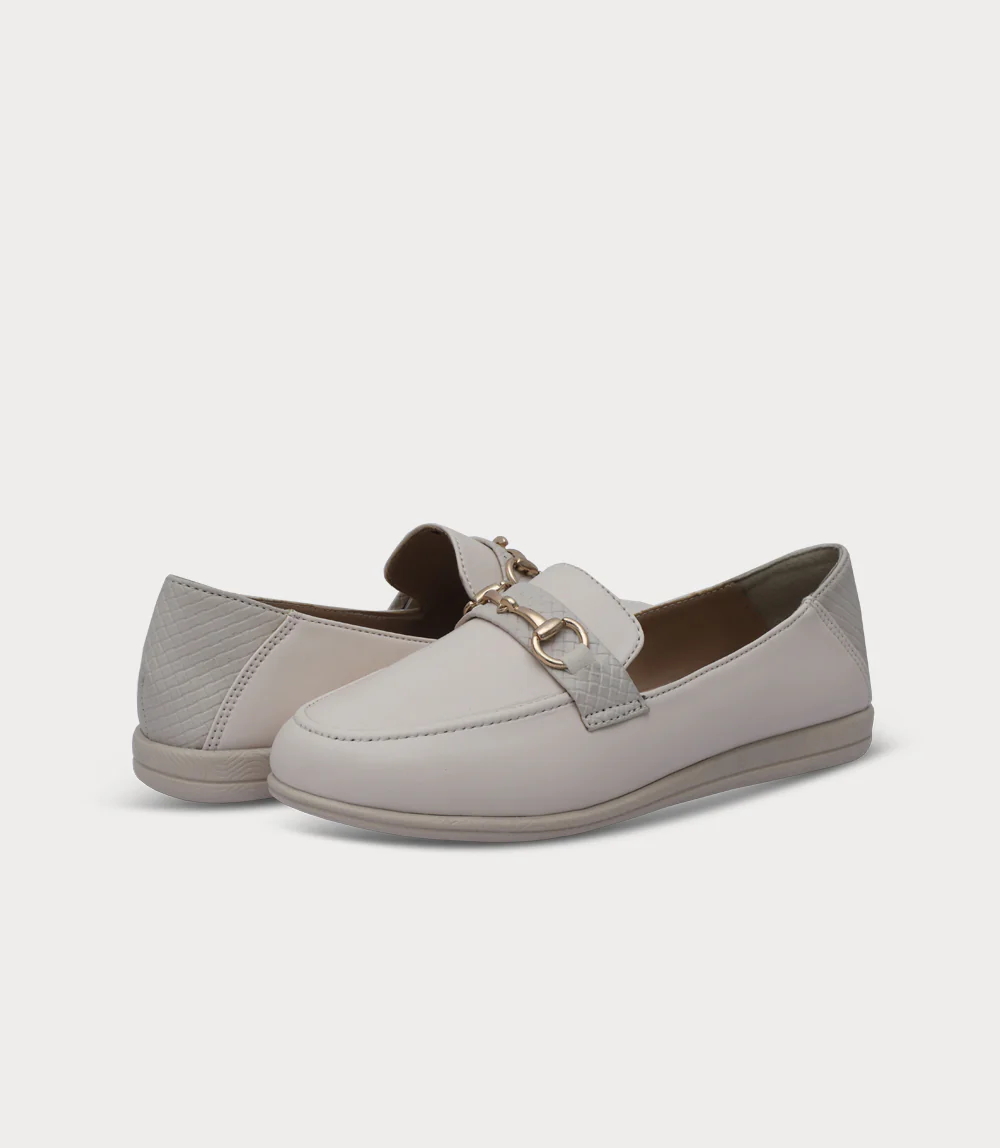 Women Moccasin-IVORY - Image 3