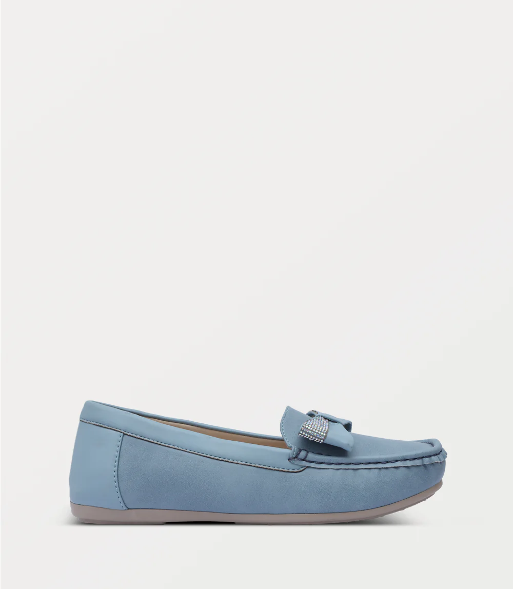 Women Moccasin-BLUE