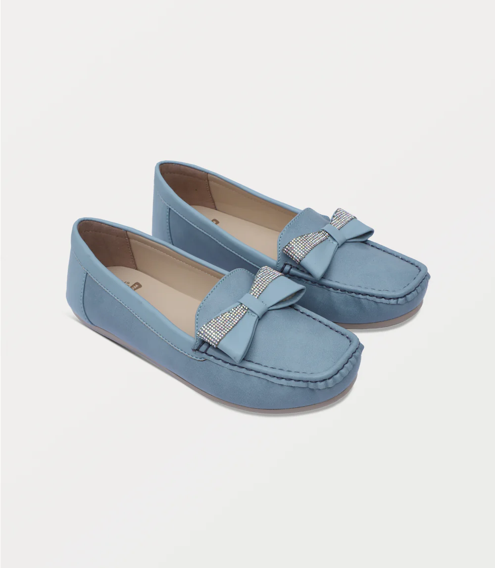 Women Moccasin-BLUE - Image 2