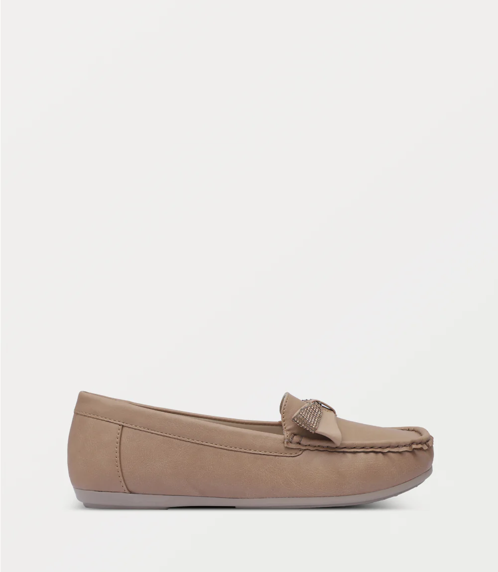 Women Moccasin-BROWN