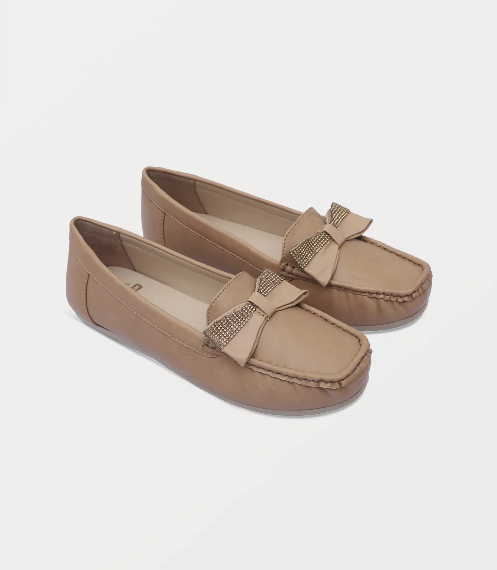 Women Moccasin-BROWN - Image 2