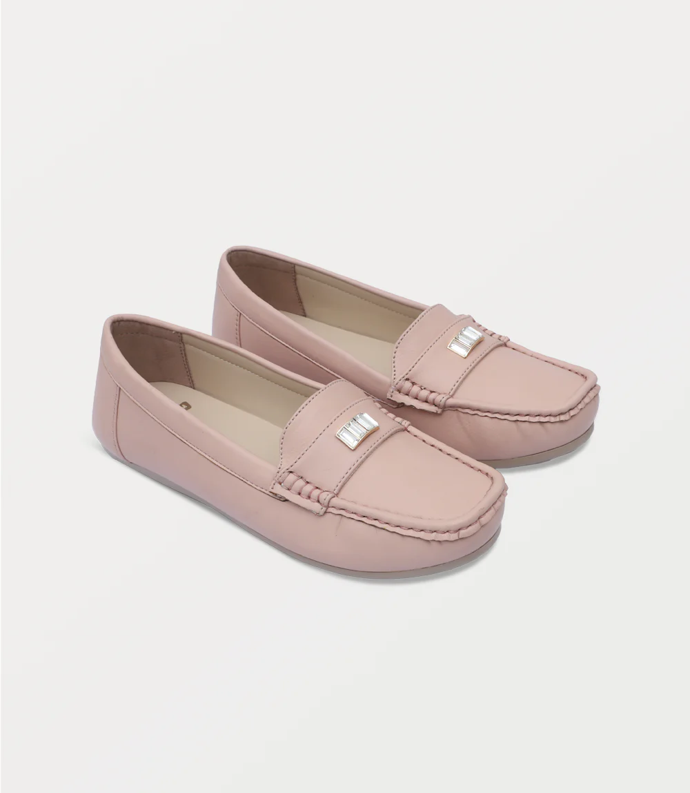 Women Moccasin-BABY PINK - Image 2