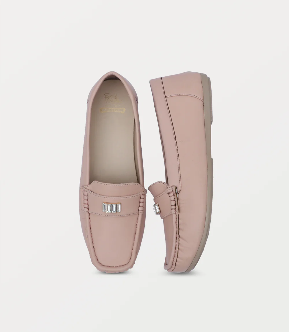 Women Moccasin-BABY PINK - Image 4