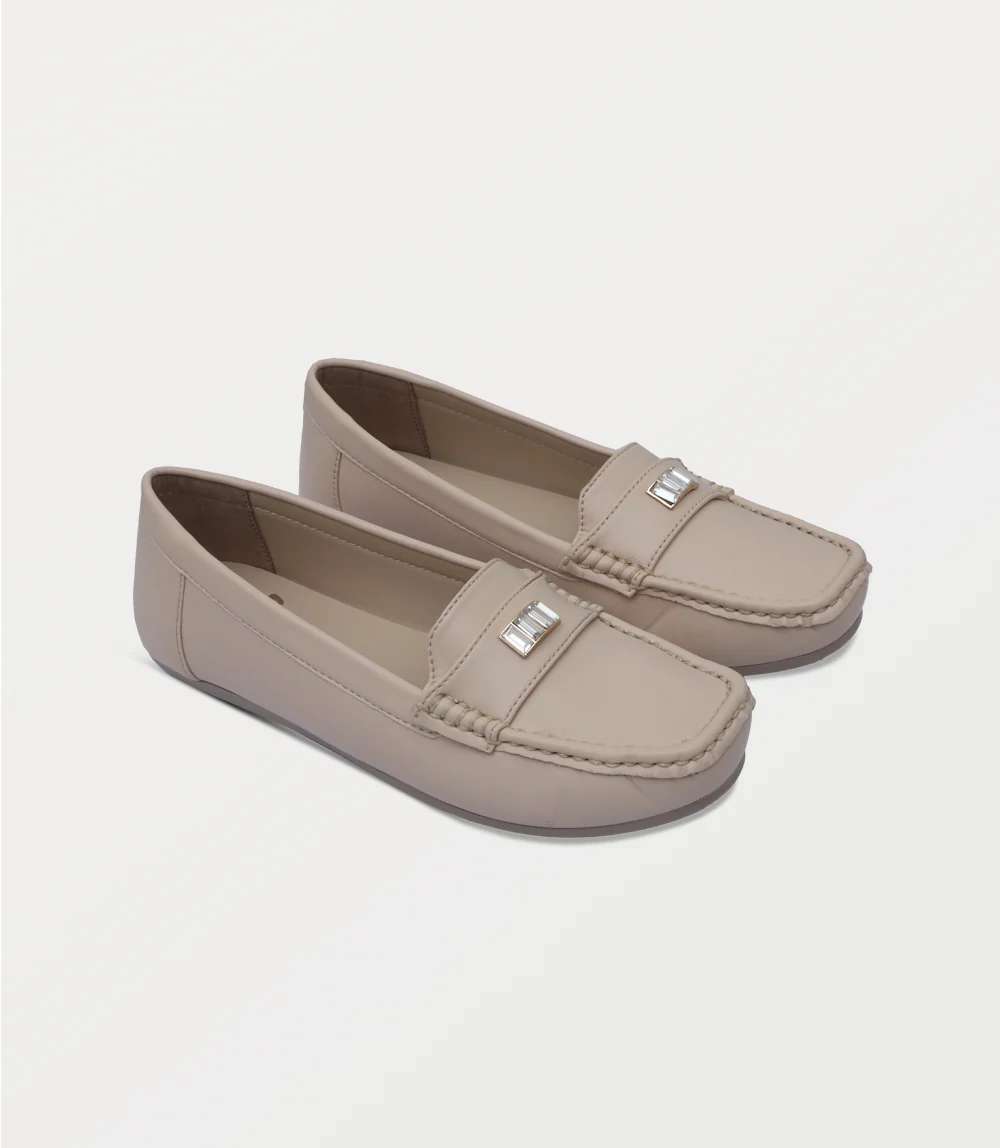 Women Moccasin-CREAM - Image 2