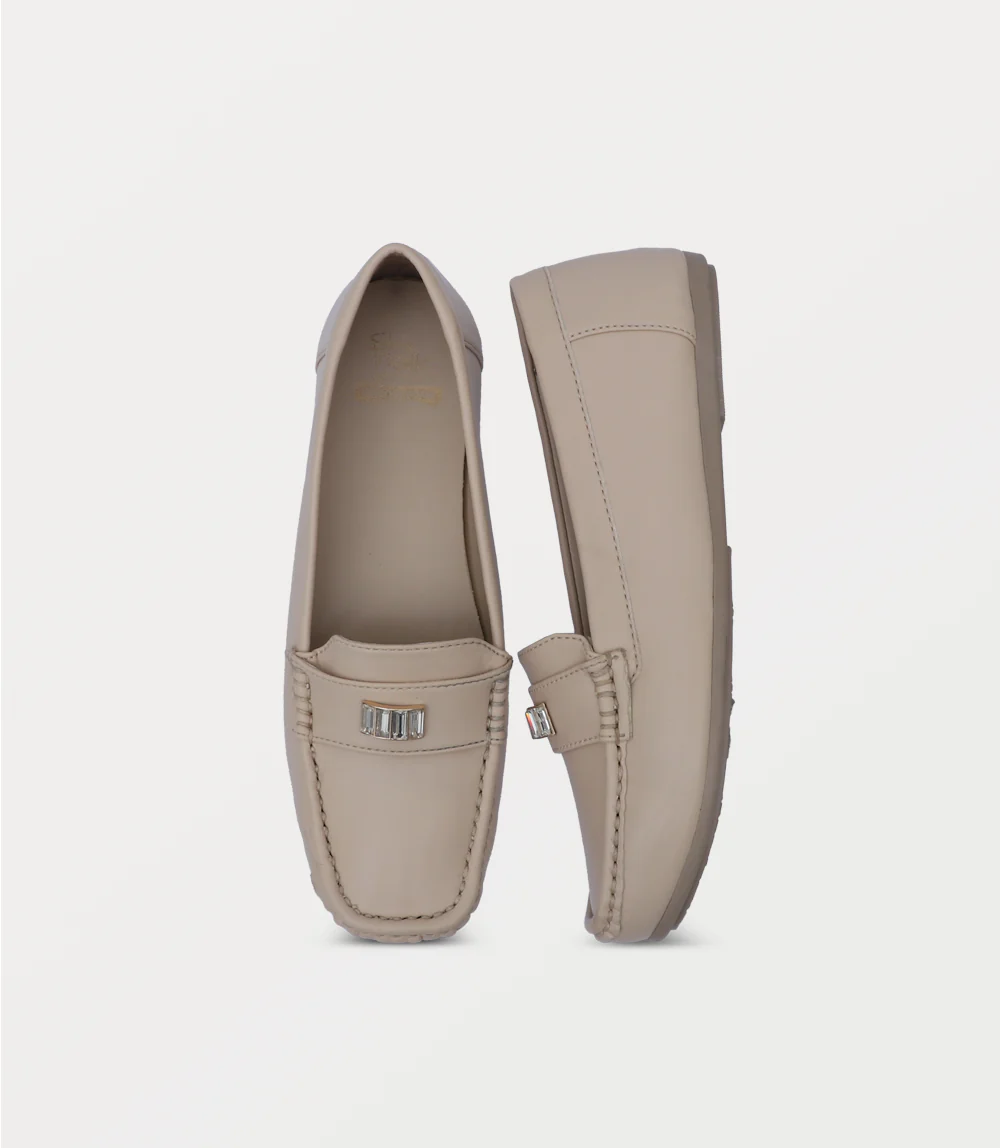 Women Moccasin-CREAM - Image 4