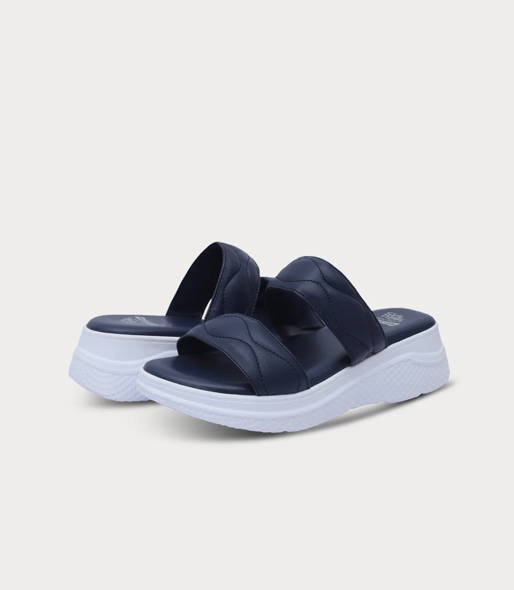 Women Comfort Slipper-NAVY - Image 3