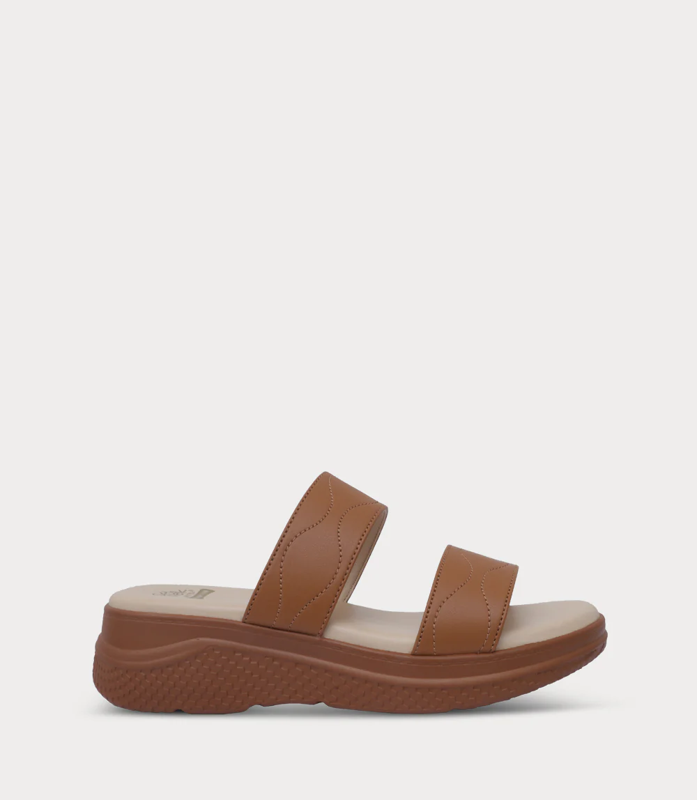 Women Comfort Slipper-TAN