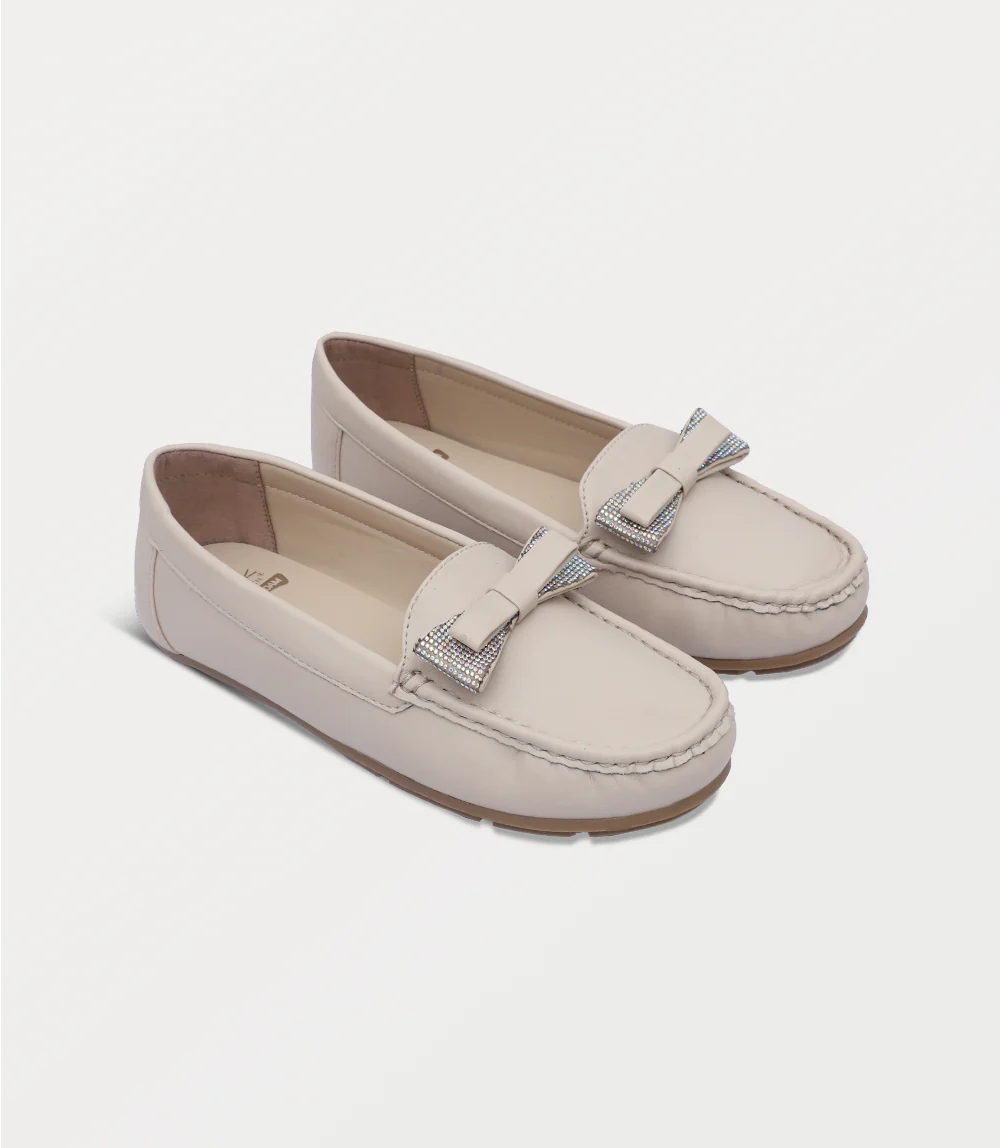 Women Moccasin-BEIGE - Image 2
