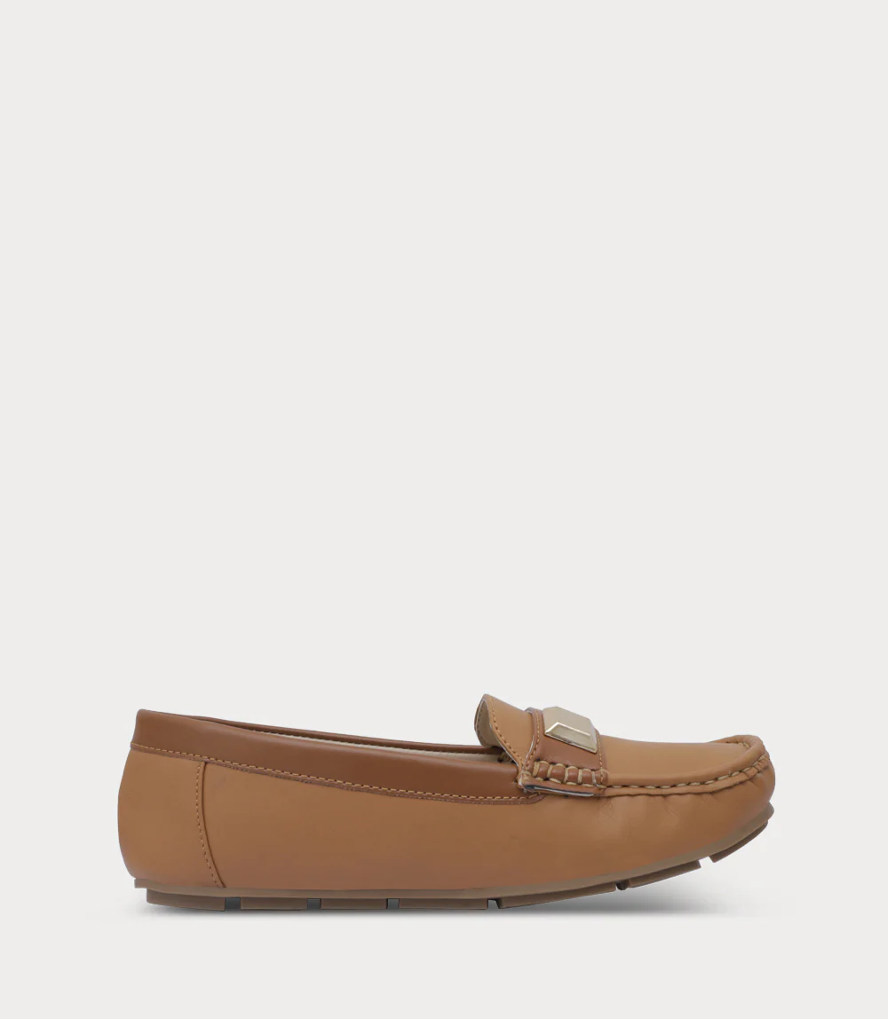 Women Moccasin-MUSTARD