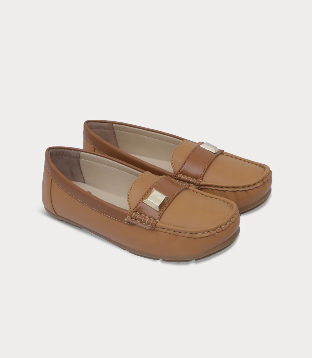 Women Moccasin-MUSTARD - Image 2