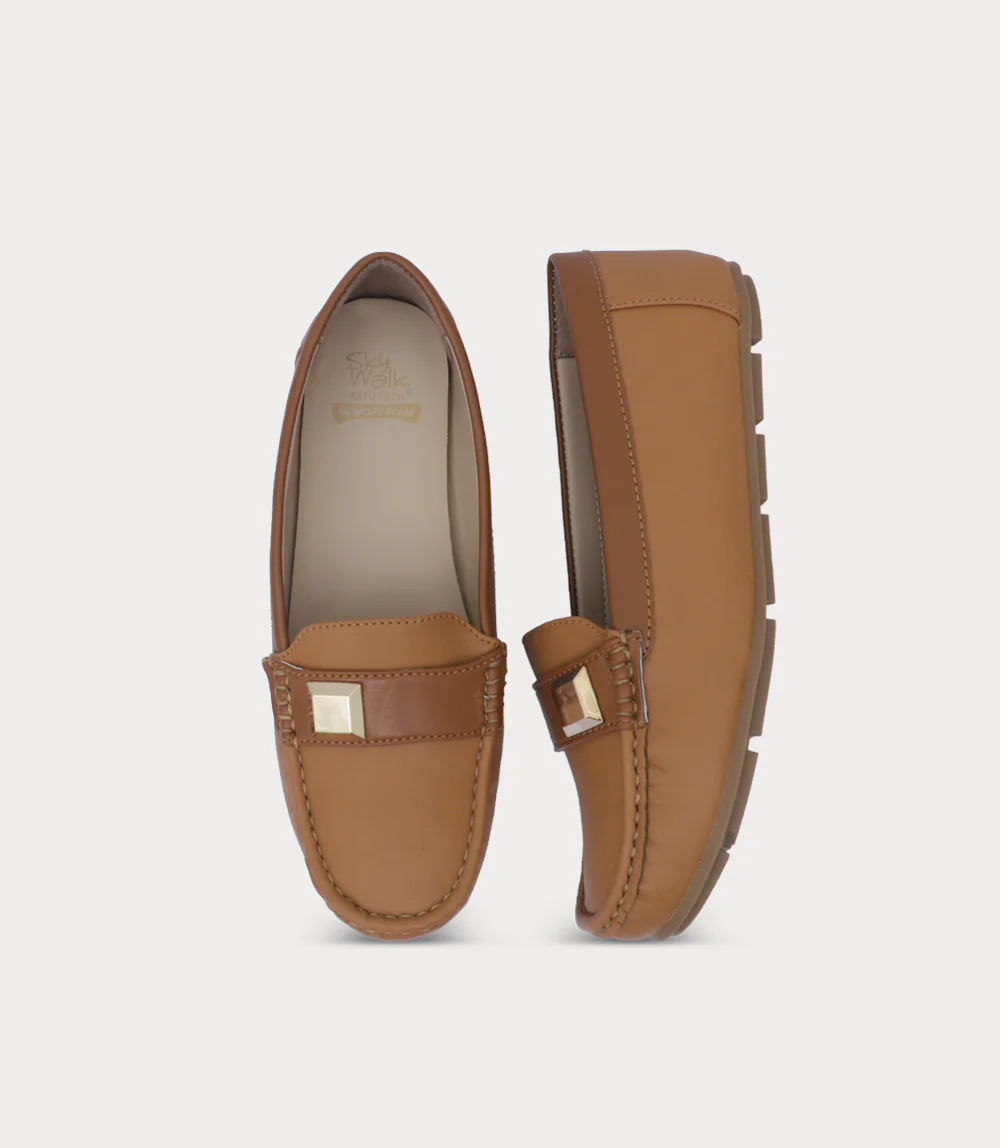 Women Moccasin-MUSTARD - Image 4
