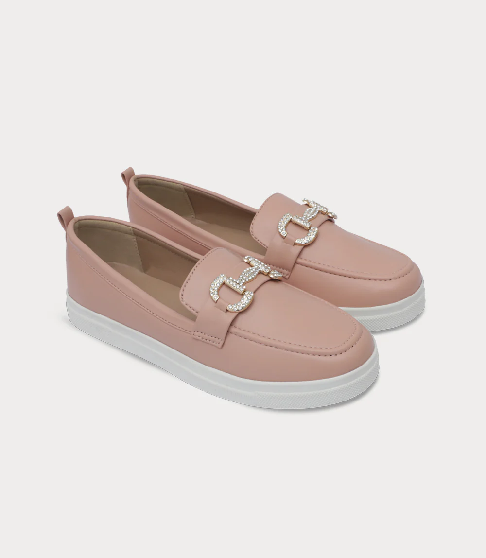 Women Moccasin-TEA PINK - Image 2