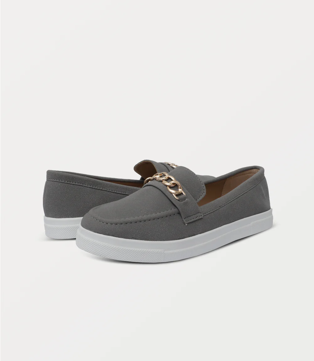 Women Moccasin-GREY - Image 3