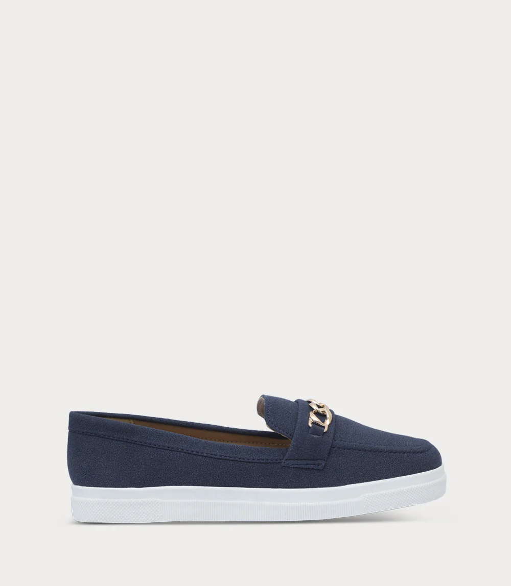 Women Moccasin-NAVY